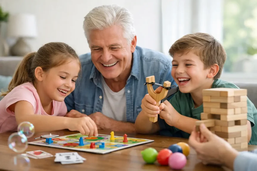 15 Game Ideas for Grandkids That Bring Joy