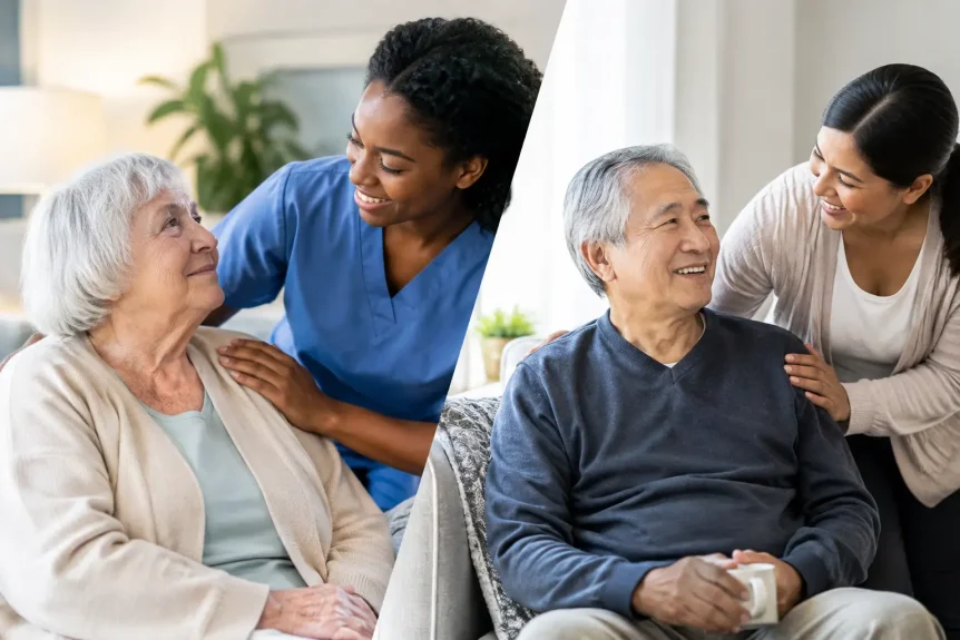 Dementia Care Versus Home Caregivers Compared